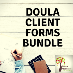 doula client forms bundle download