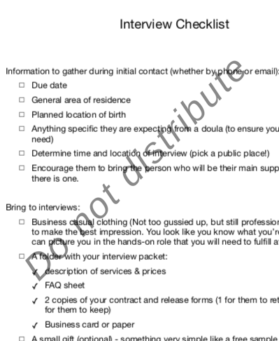 Interview Packet - Bundle - Image 5