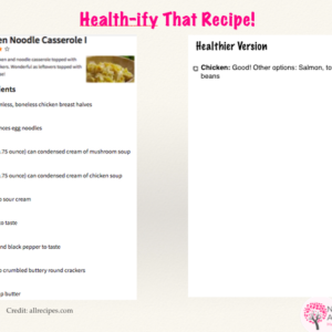 sample slide nutrition game childbirth ed