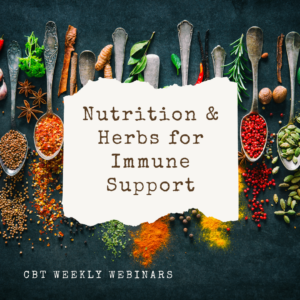 nutrition & herbs for immune support webinar