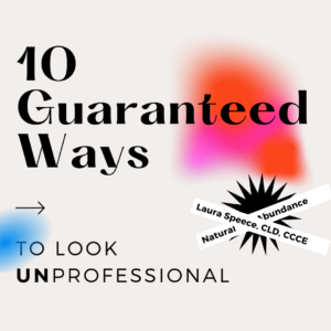 10 way to look unprofessional