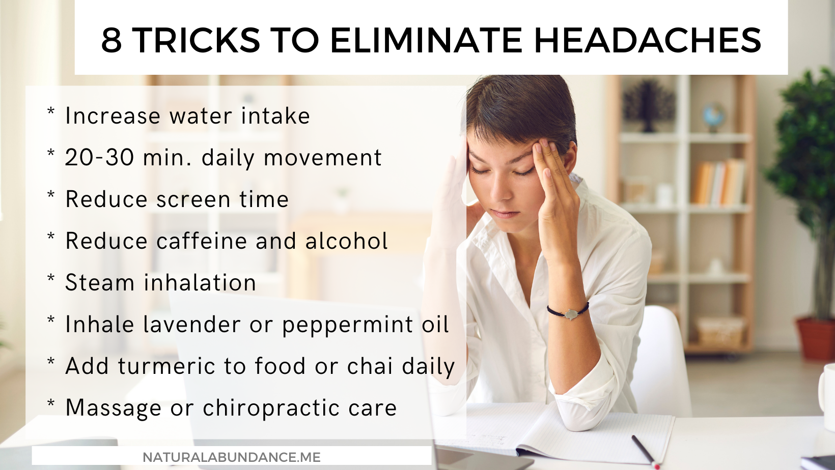 8 tricks for headaches