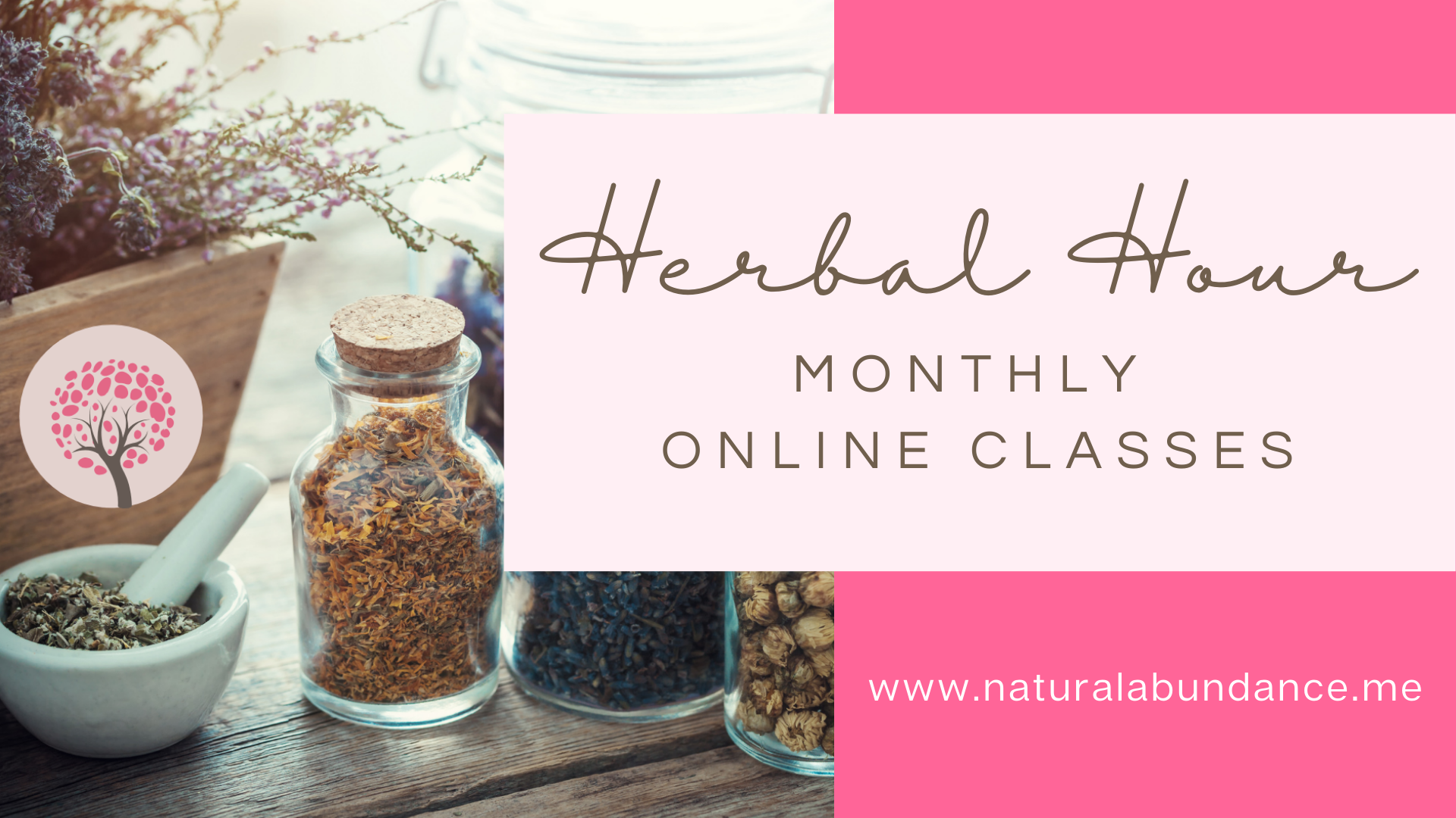 herbal hour monthly classes